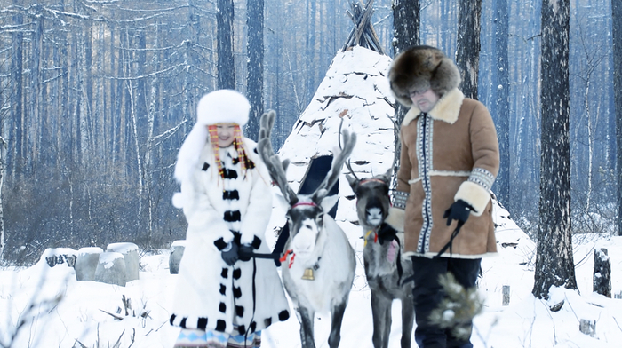 根河敖鲁古雅使鹿鄂温克部落