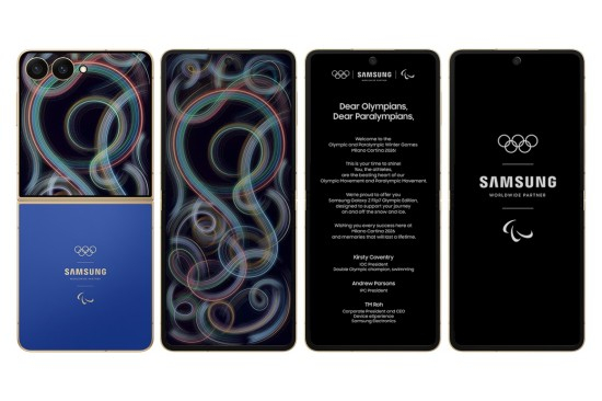 ▲三星Galaxy Z Flip7 奥运特别版专属主题壁纸与开关机动画