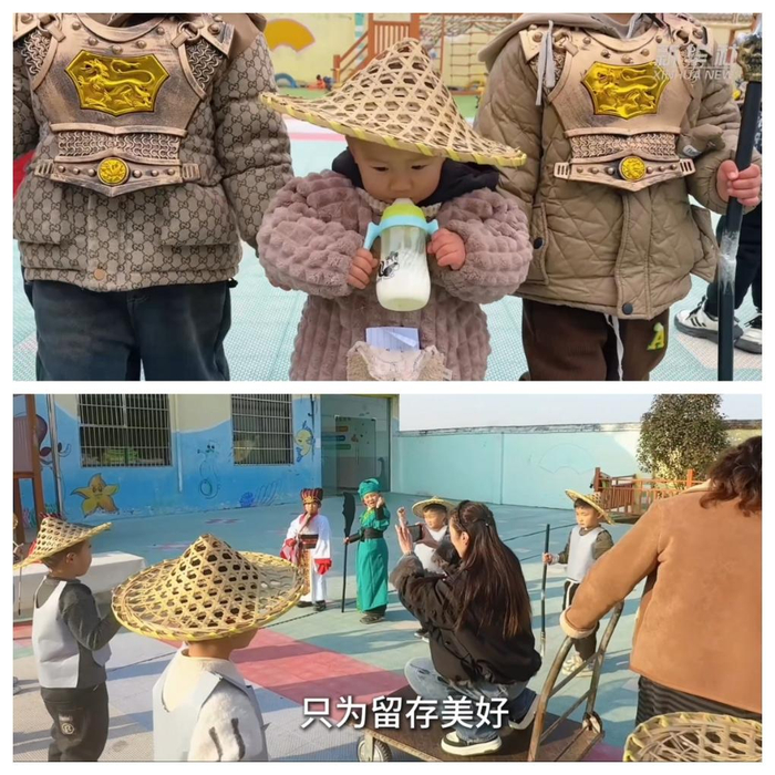 幼儿版三国表演现场
