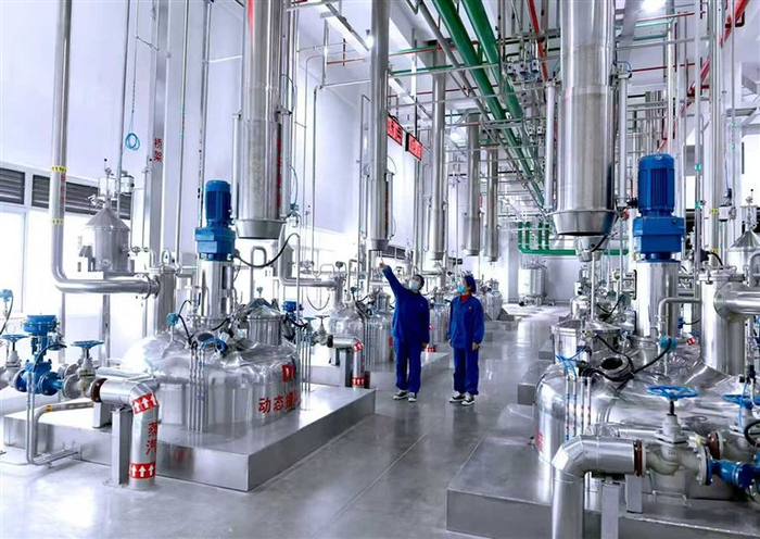 仲景宛西制药配方颗粒生产车间。图片来源：河南日报