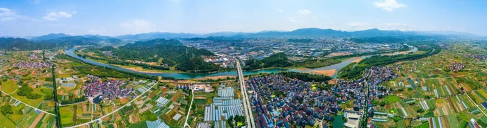 丽水经济开发区全景图。视觉中国