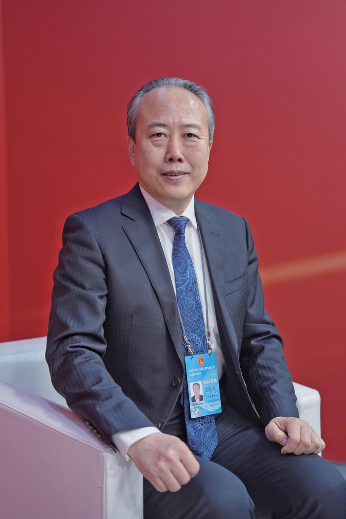 北京市商务局党组书记、局长朴学东。新京报记者 陶冉 摄