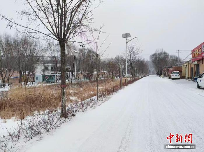 1月29日，宁夏固原市遭遇降雪天气。卜慧 摄