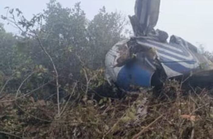 △哥倫比亞當地媒體公布的失事飛機圖片