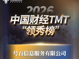 号百公司上榜2026中国财经TMT“领秀榜” 荣获“2025年度人工智能领军企业 ”！