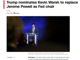 沃什被提名为美联储下任主席 美联储与白宫的矛盾能化解吗？