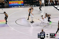 投子认负！末节剩3分10秒落后18分 快船换上第三阵容开练