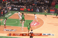 辽三疯？付豪空位三分也命中 辽宁从半场落后1分到领先20分！