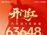 凯美瑞、赛那依然能打！广汽丰田1月销量63648台 同比正增长