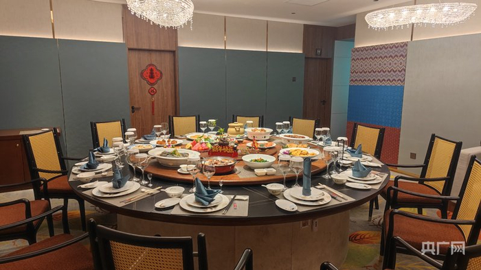南宁饭店桂韵鲜制菜品陈列（央广网发  南宁饭店供图）