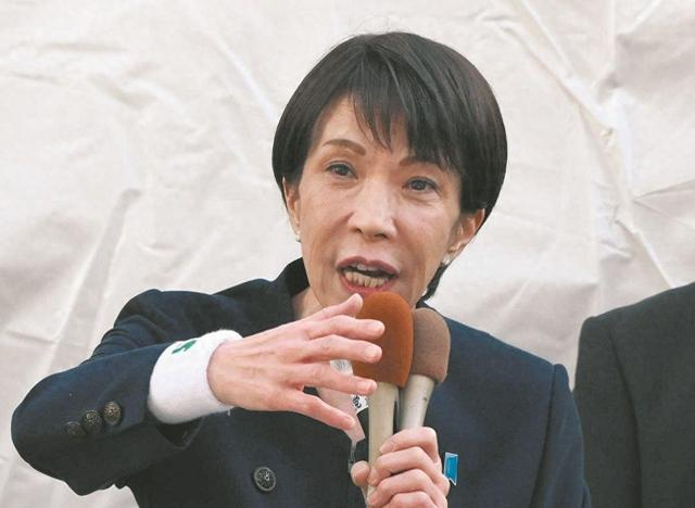 日本首相高市早苗 资料图片