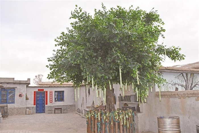 《生命树》雕塑。赵俊杰 摄