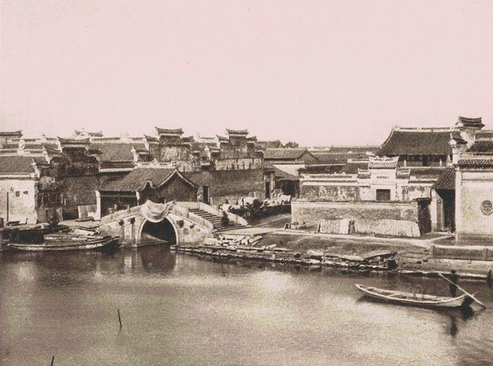 宁波日湖旧影。