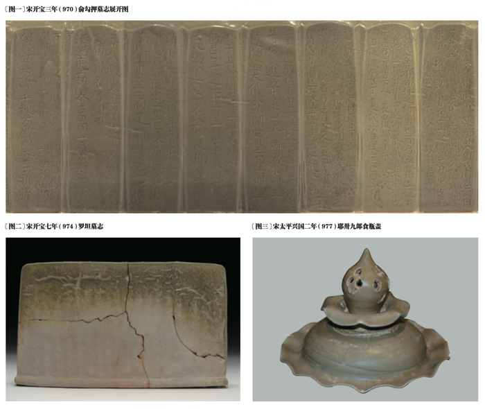 证明吴越国设官窑的瓷墓志。