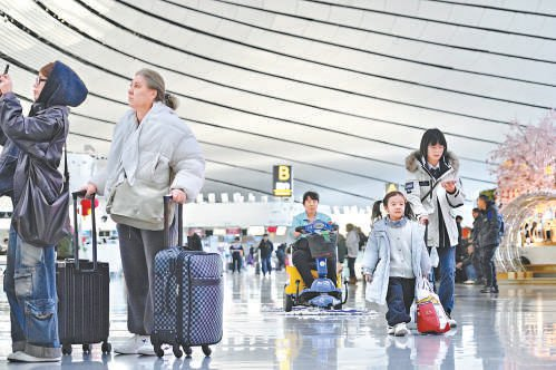大兴机场进入春运时间。本报记者程功 摄