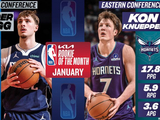 连续3个月！NBA官方：弗拉格和克尼佩尔继续当选1月月最佳新秀