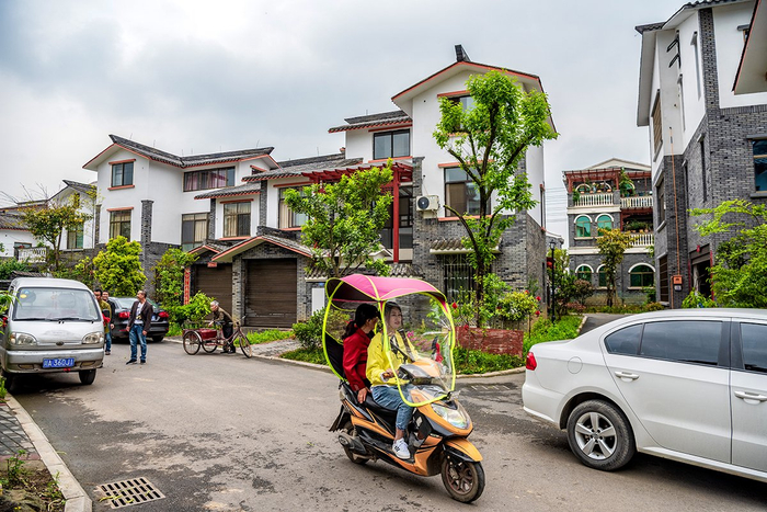 新农村风貌 图片来源：每经记者 兰素英 摄