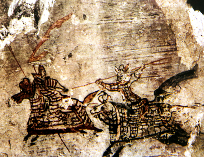 集安三室墓中的铠马