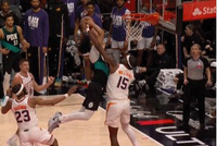 赛季最炸裂扣篮💥！夏普超远滑翔拉杆 隔着2米16马威折叠暴扣！