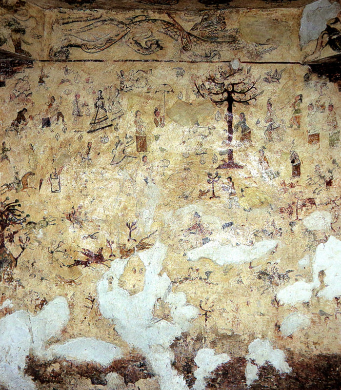 长川一号墓中的骑马者形象