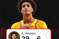 29分6板！阿利贾·阿里纳斯生涯第五场NCAA比赛打出高光表现