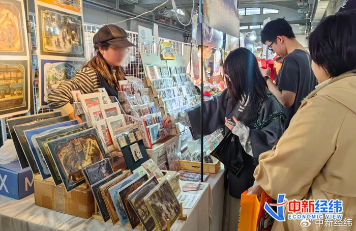 元旦北京手账市集现场 中新经纬摄