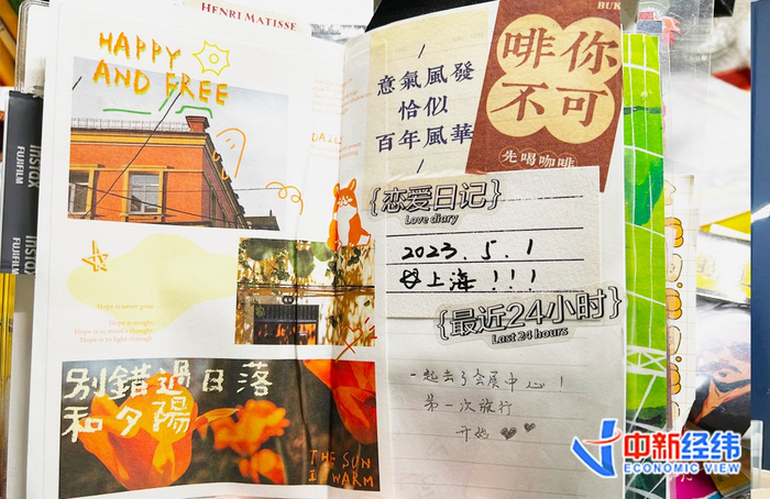 爱好者制作的手帐 受访者供图