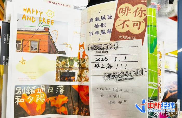 爱好者制作的手帐 受访者供图