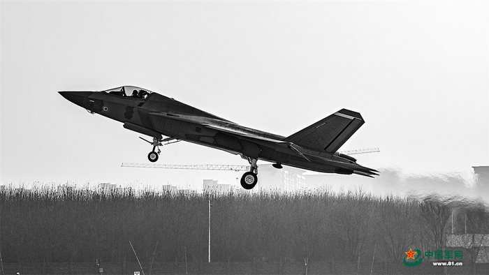 国产新型试飞机。陈 阳摄