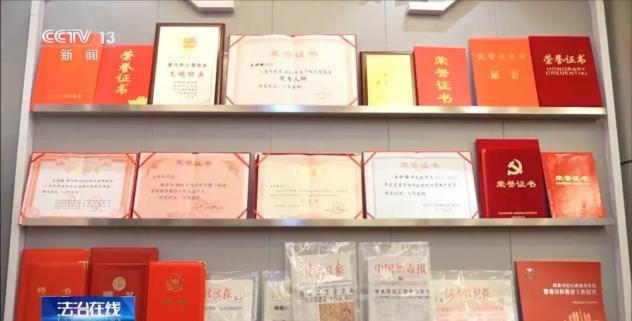 王秒丽和团队获得的荣誉。（央视新闻发）