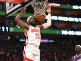 内外开花！奥科吉底角三分&突破暴扣 个人包揽火箭前5分