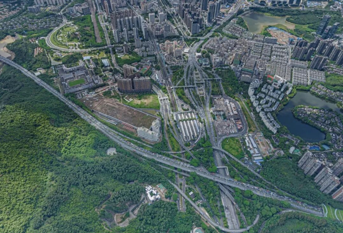 梅林关片区实景图