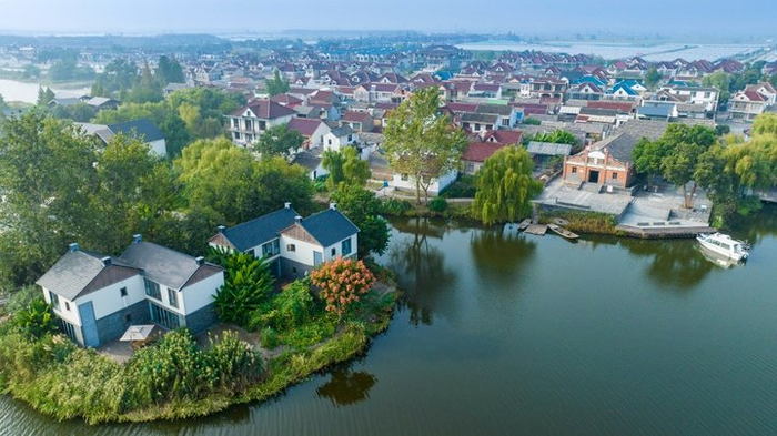 “碧水东罗”东罗村。史道智/摄