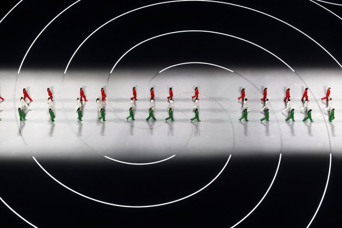 这是2月6日拍摄的开幕式现场。新华社记者 陈益宸 摄