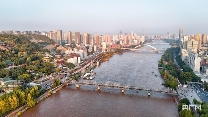 兰州是黄河唯一穿城而过的省会城市（央广网记者  寇刚  摄）