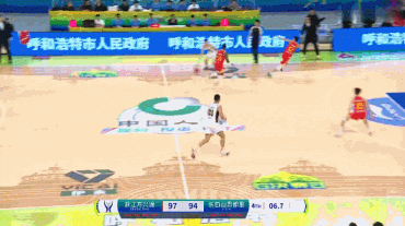 没有奇迹！栾利程底角绝平三分未能命中