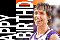 太阳官博：凤凰城的传奇💜 🧡 祝福纳什52岁生日快乐！