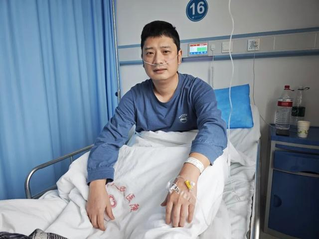 2月2日，刘海洋在医院住院治疗。谢俊思 摄 