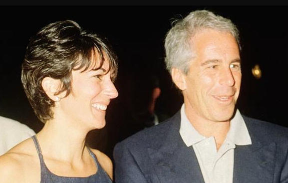 △马克斯韦尔（左）与爱泼斯坦（右）（资料图）