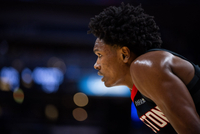 阿门：我会尝试去制造错位机会 突破吸引协防后把球分出去