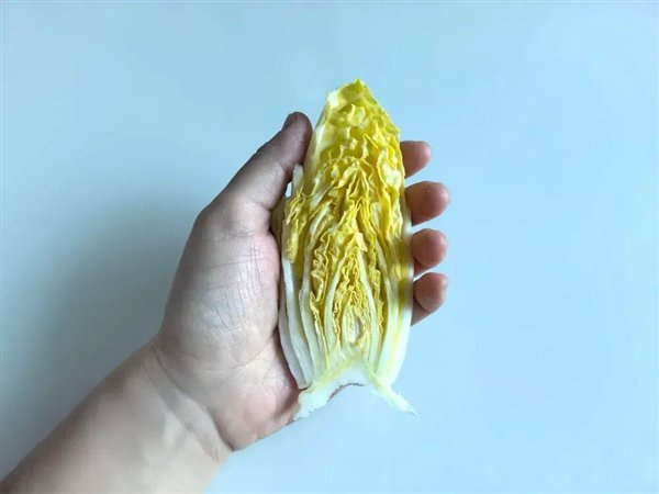 图：大白菜心，自己拍的
