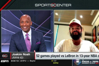 诺阿：詹姆斯41岁的表现不可思议 退役后我能从不同角度去欣赏他