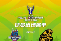 俱乐部杯季军赛山东VS广厦大名单！广厦仅8人出战！