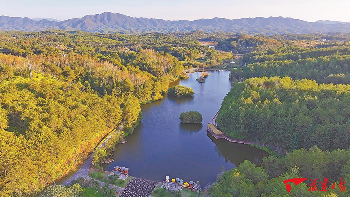 汀江国家生态湿地公园风景如画。李势明 摄