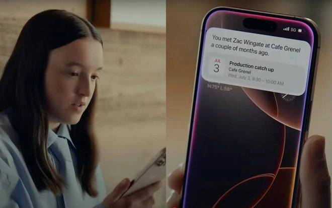▲ 苹果的 iPhone 16 AI Siri 广告