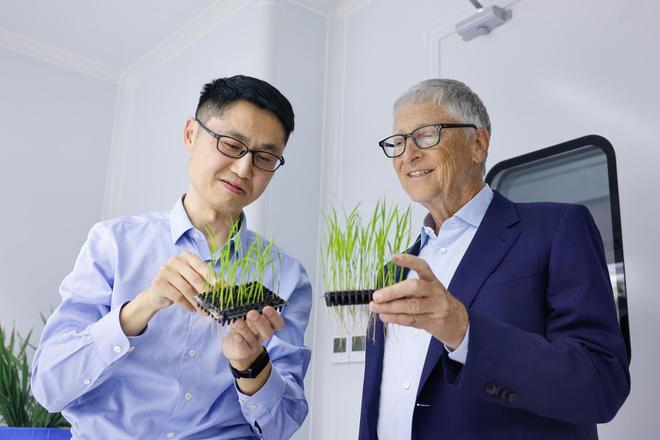 ▲2月9日，比尔·盖茨在海南三亚