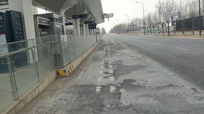 智轨的虚拟轨道 图源：受访者