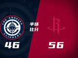 半场战报-火箭56-46领先快船 谢泼德14分 小史密斯10+5 伦纳德4分
