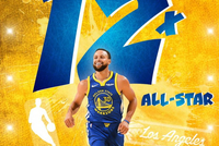 库里：第12次入选全明星无比荣幸 没有球迷支持就没有这一切💛