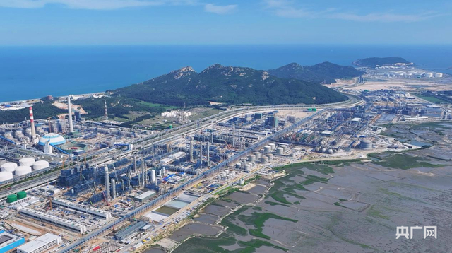 中沙古雷乙烯项目（央广网发 漳州古雷港经济开发区新闻中心供图）